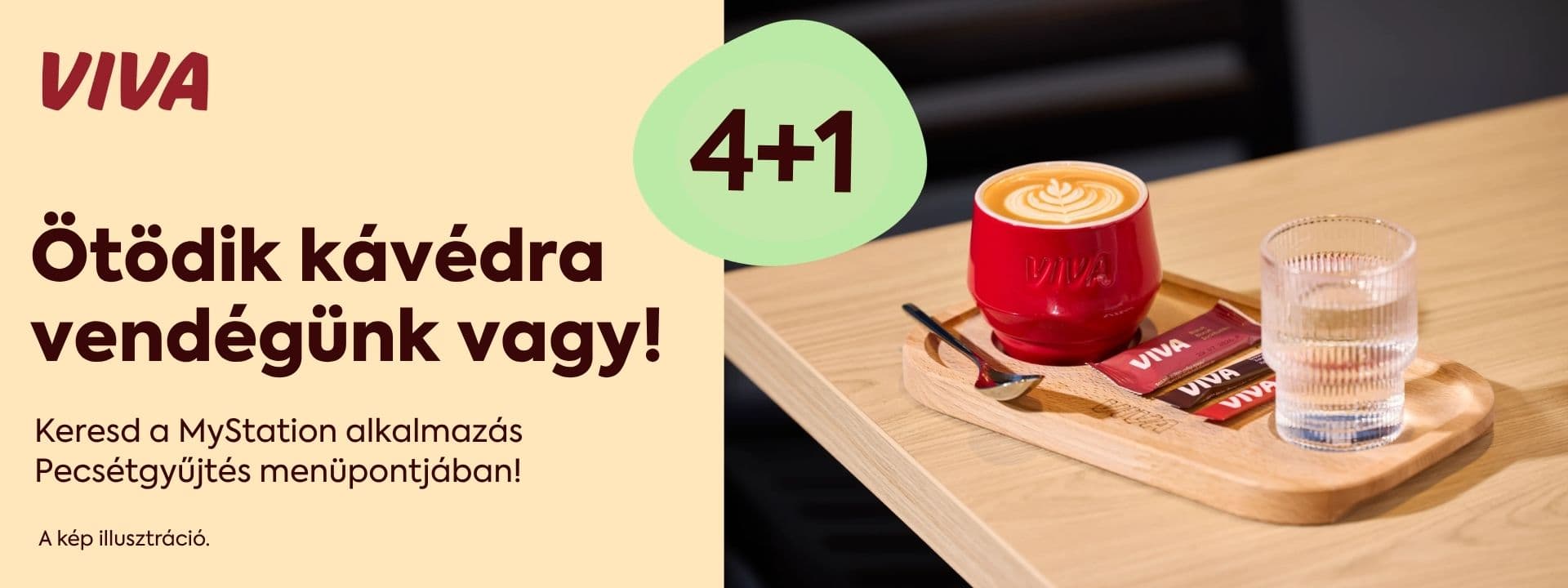 Élvezd az ötödik kávét ingyen!