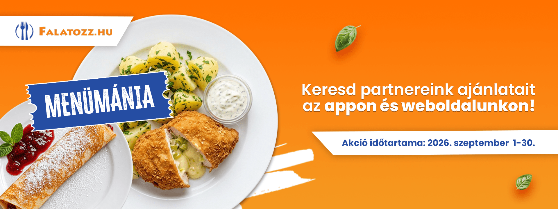 Szeptemberben indul a MENÜMÁNIA a Falatozzon!