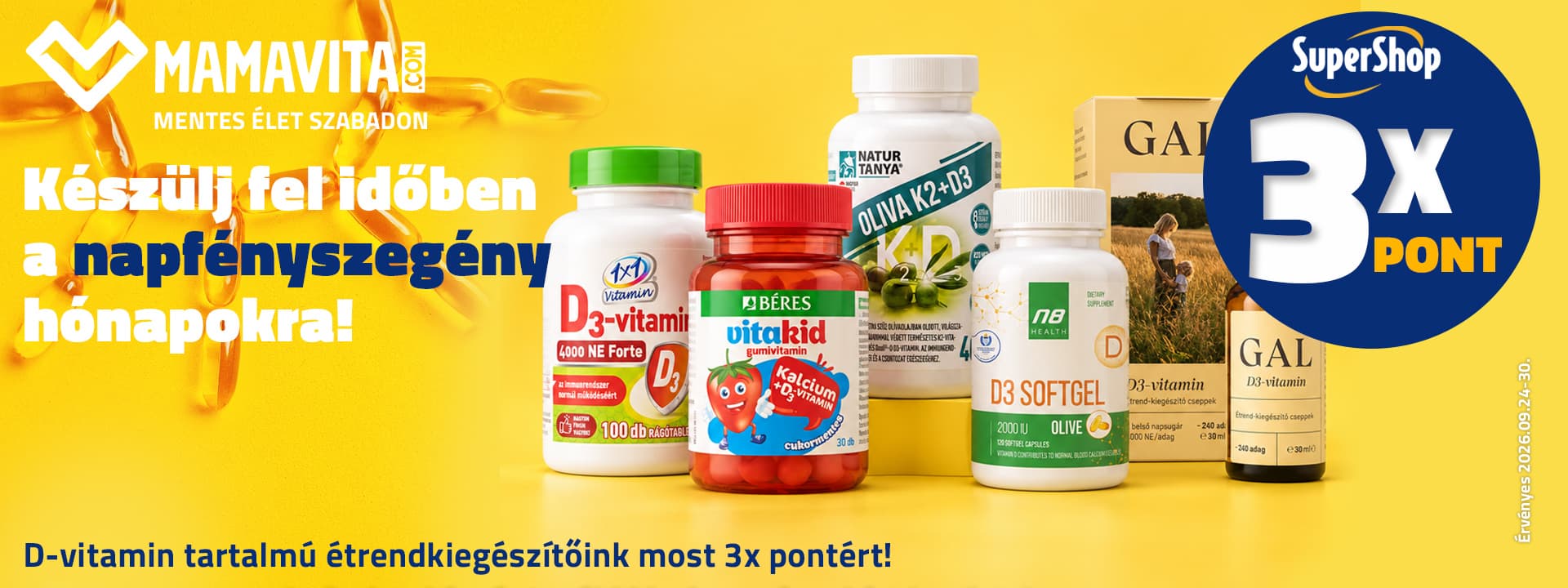 Készülj fel időben a napfényszegény hónapokra!