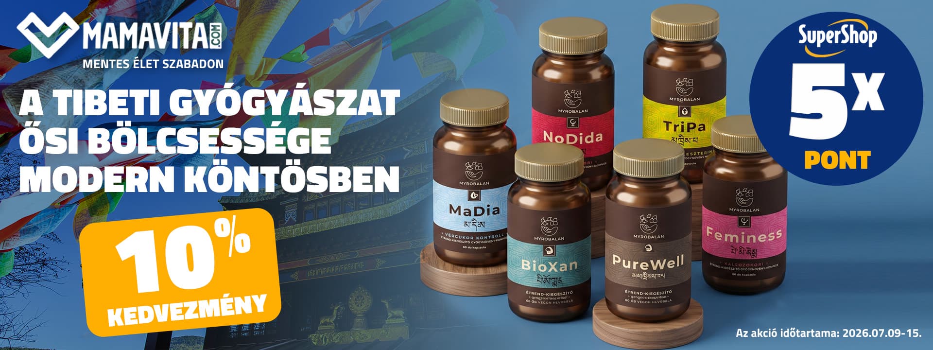 Myrobalan gyógynövény komplexek 10% kedvezménnyel + 5× SuperShop ponttal!
