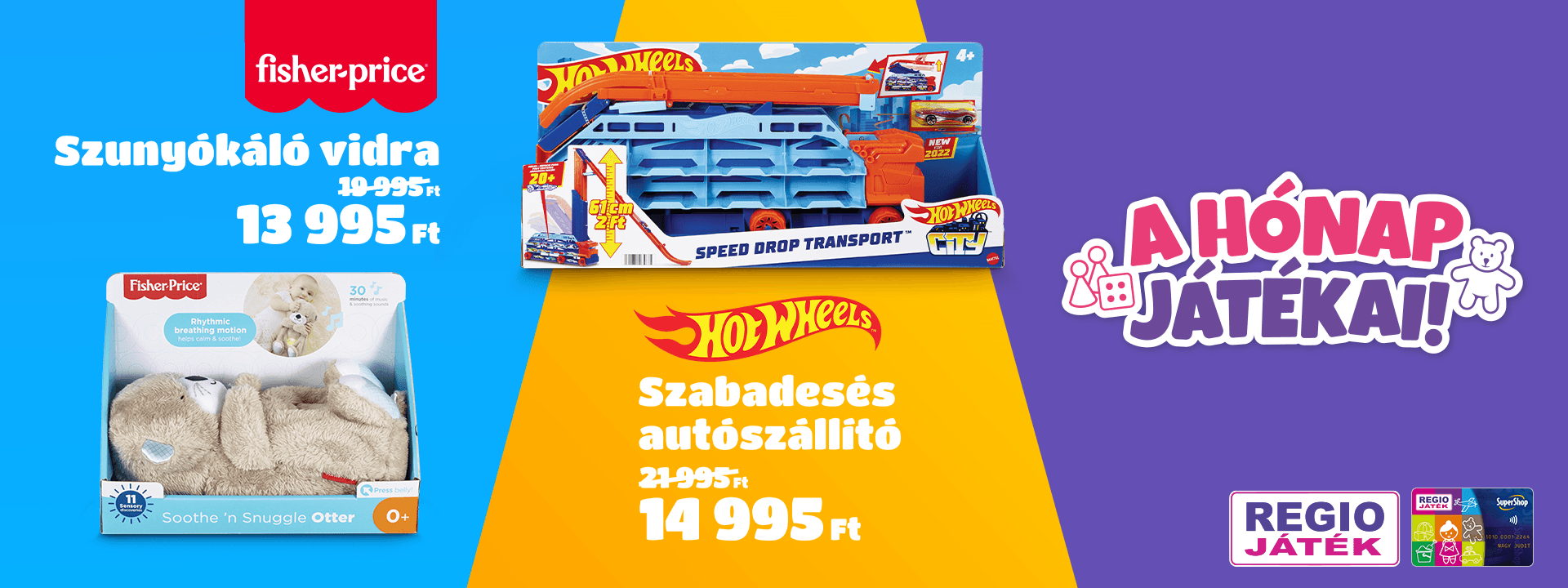 A hónap játékai a REGIO JÁTÉK-ban!