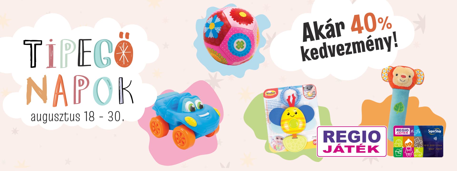 Tipegő Napok - akár 40% kedvezmény!