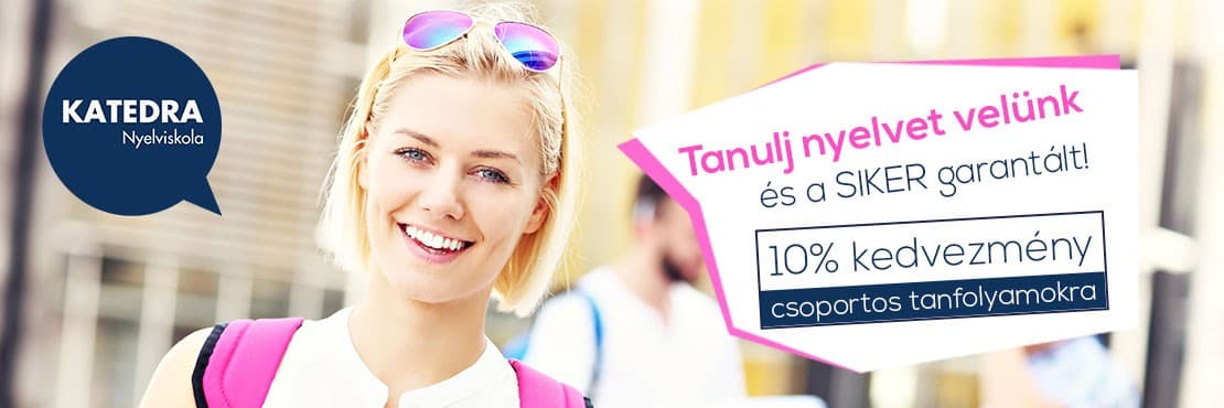 Csoportos nyelvi képzések 10% kedvezménnyel!
