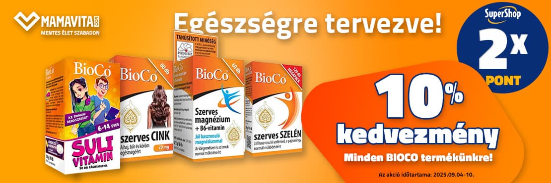 BioCo® termékek dupla SuperShop ponttal!