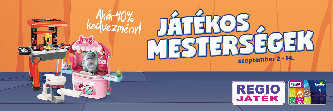 Játékos Mesterségek a REGIO JÁTÉK-ban!