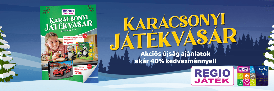 Karácsonyi Játékvásár a REGIO JÁTÉKBAN!