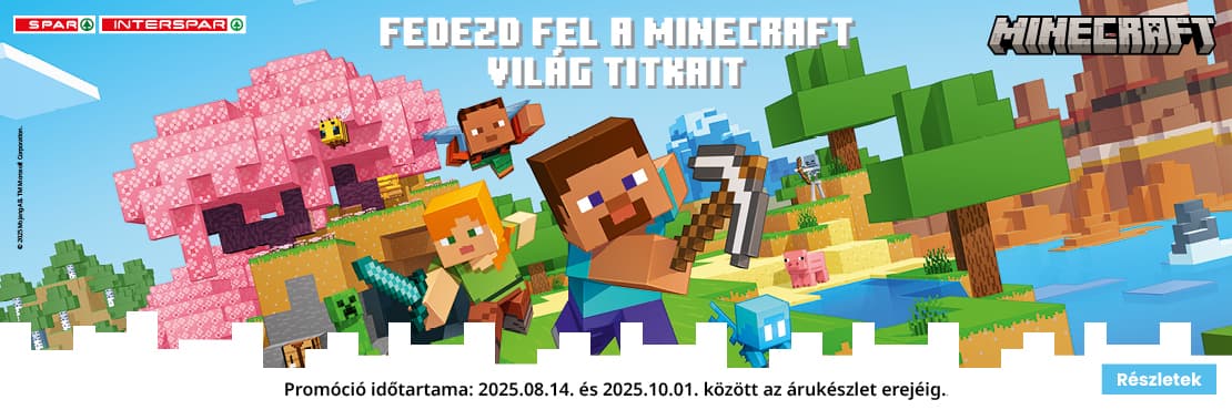 Elstartolt a MINECRAFT hűségpromóció!
