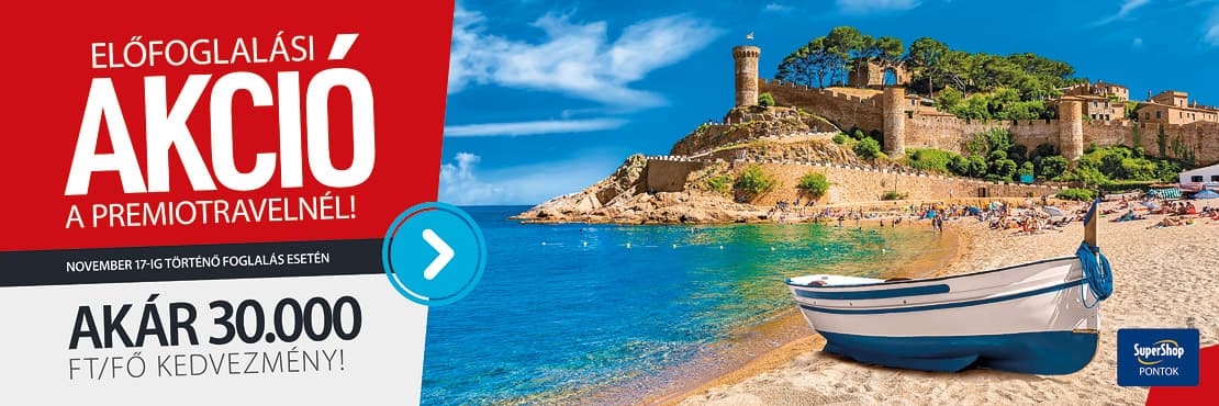 Előfoglalási akció a PremioTravelnél!